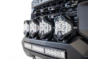 Chevrolet Colorado ZR2 Bumper - Front - Addictive Desert Designs - Stealth Fighter - Hammer Black with Satin Black panels - `21-`27 Chevrolet Colorado ZR2 Bumper - Front - Addictive Desert Designs - Stealth Fighter - Hammer Black with Satin Black panels - `21-`27